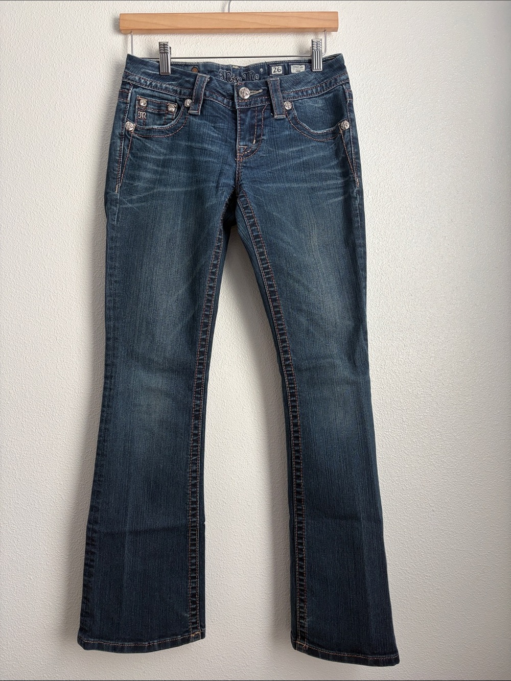 Women's Miss Me Dark Wash Bootcut Jeans - Size 26